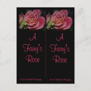 Carte postale Signet Rose d'une fée