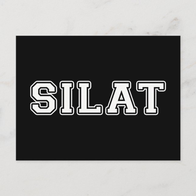 Carte Postale Silat (Devant)
