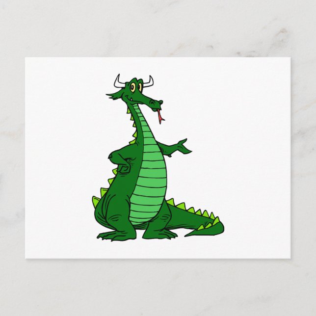 Carte Postale Silencieux Dragon Green (Devant)