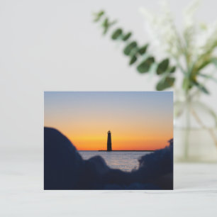 Carte Postale Silhoette de Frankfort Light Icy