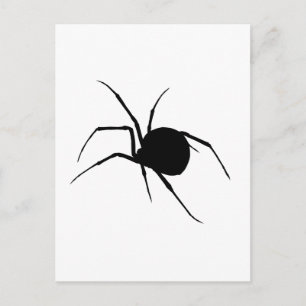 Carte Postale Silhouette Araignée