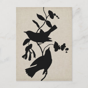 Carte Postale Silhouette Audubon IV