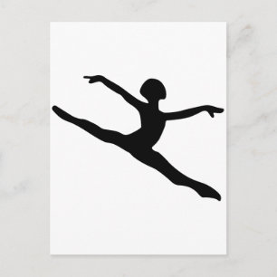 Carte Postale Silhouette danseuse
