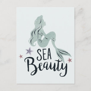 Carte Postale Silhouette d'Ariel "Beauté de la mer"
