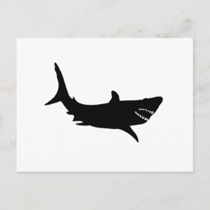 Carte Postale Silhouette de requin