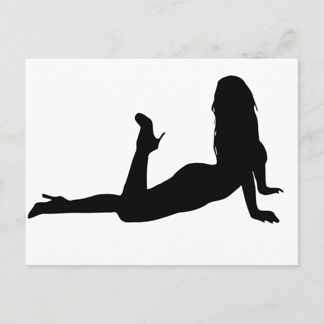 Carte Postale Silhouette_femme (Devant)