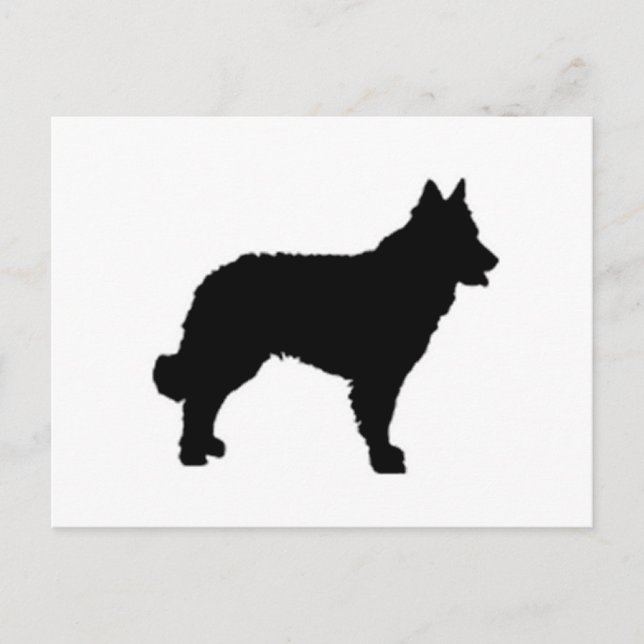 Carte Postale silhouette mudi (Devant)