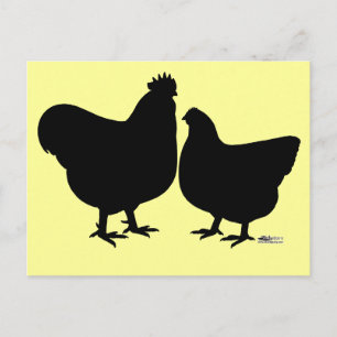 Carte Postale Silhouette Orpington