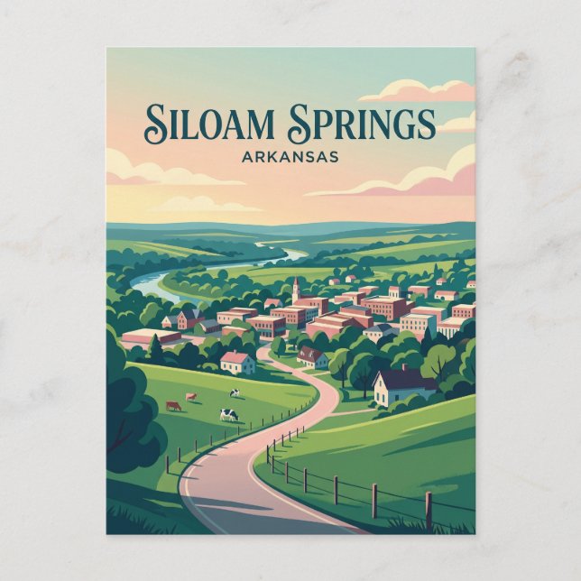 Carte Postale Siloam Springs États-Unis (Devant)