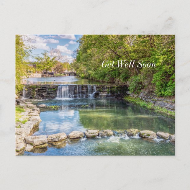 Carte Postale Siloam Springs Sager Creek Remets-toi bien (Devant)