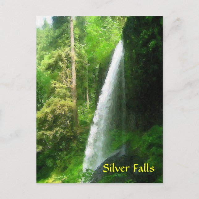 Carte Postale Silver Falls (Devant)