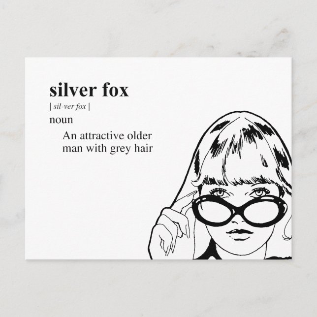 CARTE POSTALE SILVER FOX (Devant)