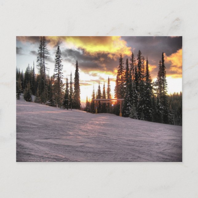 Carte Postale Silverstar Sunset (Devant)