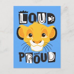 Carte Postale Simba   Fort Et Fier