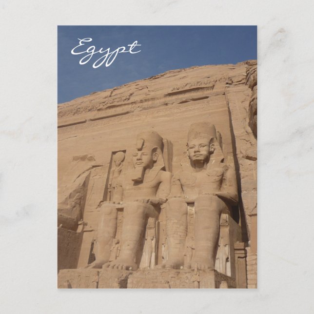 Carte Postale simbel egypte (Devant)