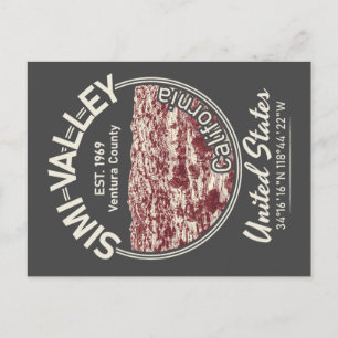 CARTE POSTALE SIMI VALLEY CITY - CALIFORNIE VINTAGE