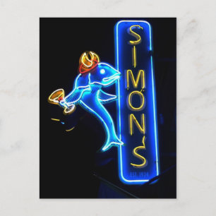 Carte postale Simons Neon magnifique