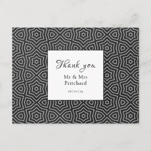 Carte Postale Simple chic Merci Mariage marocain