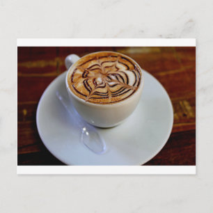 Carte Postale Simple Coupe d'Espresso et soucoupe Design unique
