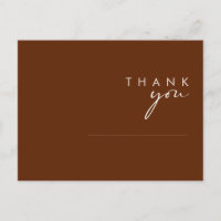 Simple Désert | Mariage Cannelle Foncé Merci Po