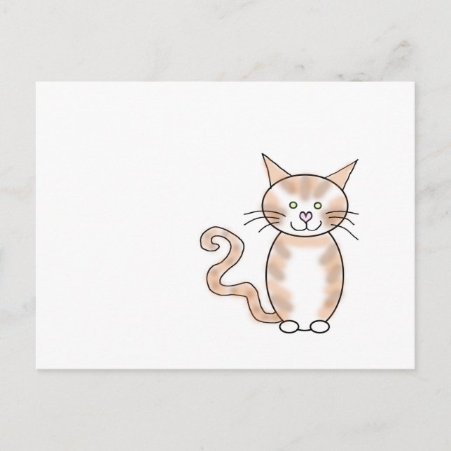 Carte Postale Simple dessin animé (Devant)