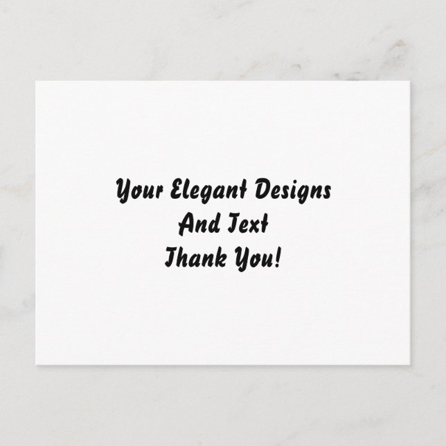 Carte Postale Simple Et Vierge Élégante Anniversai (Devant)