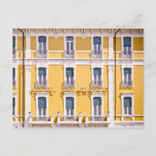 Carte Postale Simple Jaune couleur Motif de Windows