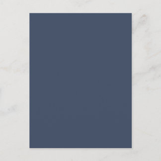 Carte Postale simple minimal solid color custom blue gray rich 