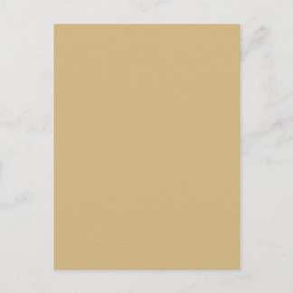 Carte Postale simple minimaliste couleur unie personnalisé orang