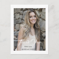 Simple Moderne Graduation Virtuelle Photo Invitati