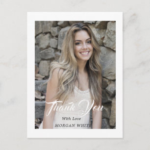 Carte Postale Simple Moderne Graduation Virtuelle Photo Invitati