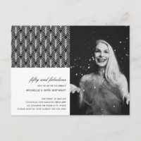 Simple noir blanc 50 et fabuleux Art Déco 50e