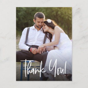 Carte Postale Simple personnalisation de mariage Photos Handlett