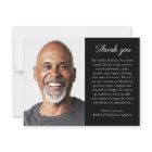 Simple photo Message personnalisé Funérailles