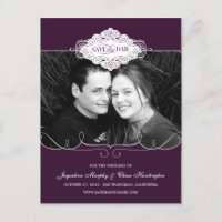 Carte postale 'Simply Couture Save The Date' - Vio