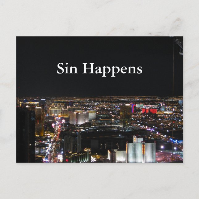 Carte Postale Sin Happens (Devant)