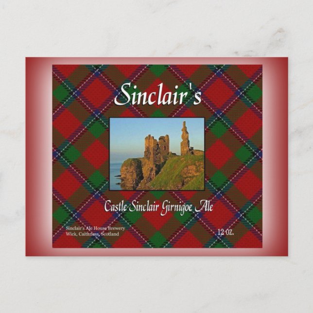 Carte Postale Sinclair's Castle Sinclair Girnigoe Ale (Devant)