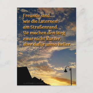 Carte Postale Sind franc... Postkarte Freundschaftsgruß