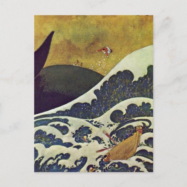 Carte Postale Sindbad le marin de Dulac 1907 (Devant)
