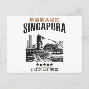 Carte Postale Singapour