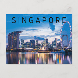 Carte Postale Singapour