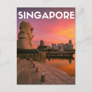 Carte Postale Singapour