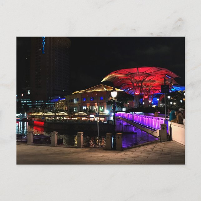 Carte postale Singapour Clarke Quay #7-2 (Devant)