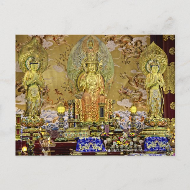 Carte Postale Singapour, Le Temple Relique Des Dents Bouddha (Devant)