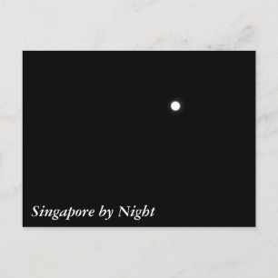 Carte Postale Singapour par nuit