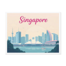 Singapour Pastel Travel Design