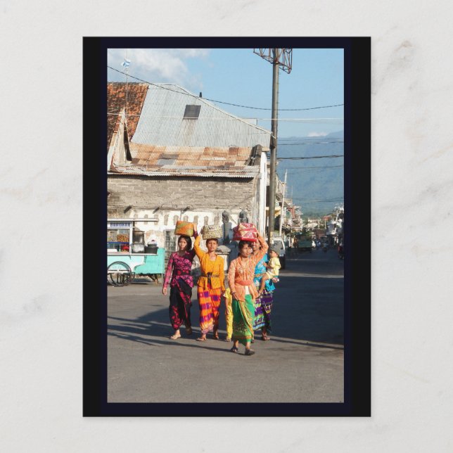 Carte Postale Singaraja Bali Indonésie (Devant)