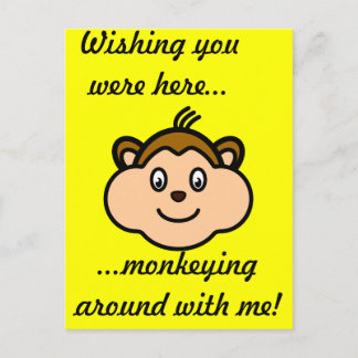Carte postale Singe