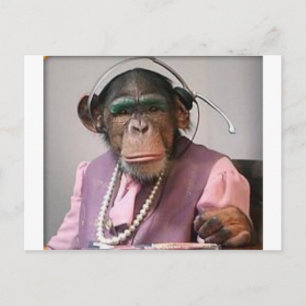 Carte Postale singe
