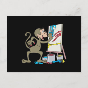 Carte Postale singe